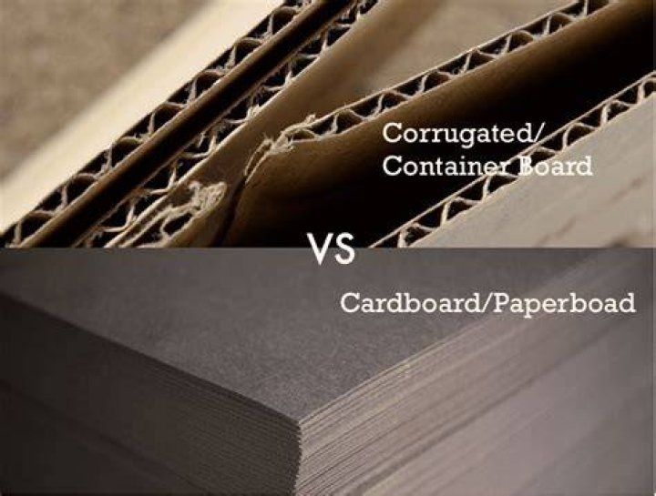 Are cardboard and paper the same?