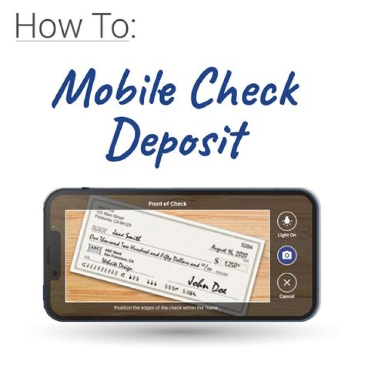 How do I deposit a check with lienholder?