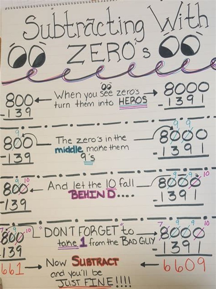 How do you get zeros with exponents?