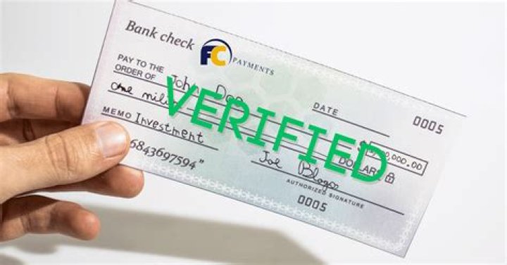 How does Fred Meyer verify checks?