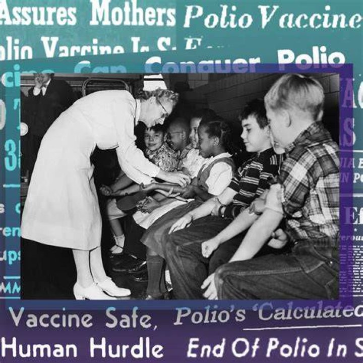 How long did polio vaccine trials take?