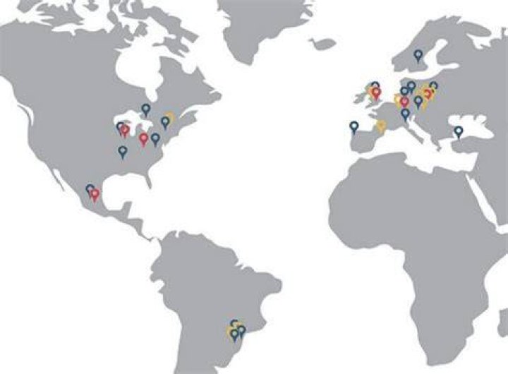 How many countries does Revlon operate in?