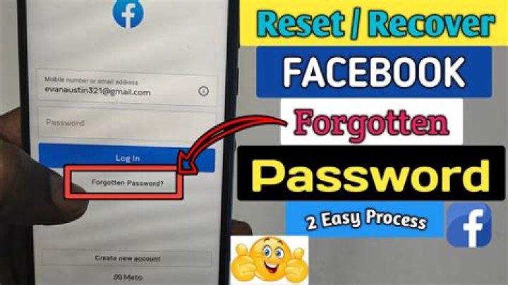 Is there a way to recover Facebook password?