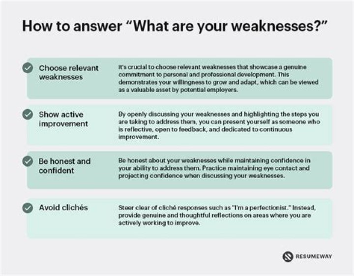 What are your weaknesses examples?