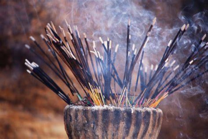 What does burning incense do?