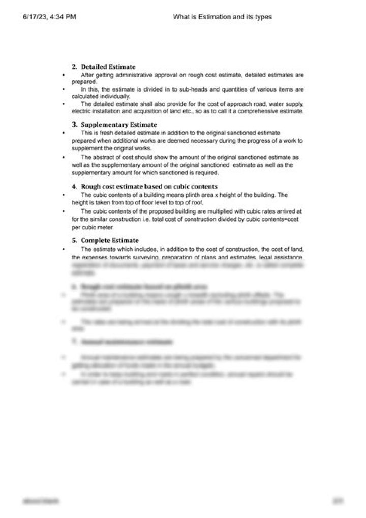 What is estimation and its types?